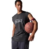 DeFacto%100 Pamuk NBA Chicago Bulls Oversize Baskılı Bisiklet Yaka Atlet G0911AX26SM