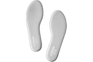 LTOHOE Memory Foam Insoles for Men and Women, Cushioned Shoe Insoles for Running Shoes, Trainers, Work Boots and Walking Shoes, Shock Absorbing Foot Pain Relief Comfort Inner Soles UK Size 3 to 12