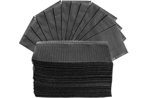 JREMREO 125 Stück 45 x 32.5 cm Black Dental Lätzchen Einweg, 3 Ply wasserdicht Piercing Tattoo Papier Tischdecken Clean Pad Patienten Serviette Tissue Lätzchen für Zahnklinik, Tattoo-Station und Salon