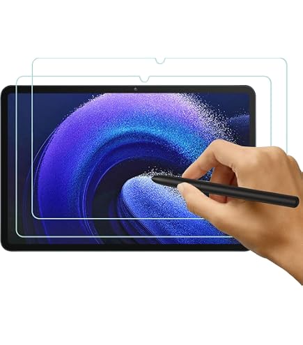 2 pezzi HD protezione schermo antigraffio in vetro temperato per TCL Tab 11 Gen 2 pellicola protettiva rigida bolla libera  7