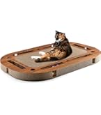 Kattenbed van karton, krabschaal voor katten, rond krabkarton voor katten, geen worst van gerecyclede kat, krabpaal met kat, voor woonkamer, bed, bank, voor trainingsspeelgoed