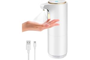 ‎DALUGO Desinfektionsspender Automatisch, Dalugo 300ml Wiederaufladbar Automatischer Desinfektionsspender Sensor IPX4 Wasserdicht für Eingang Restaurant Krankenhaus Hotel