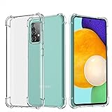 Migeec Hülle für Samsung Galaxy A52 A52S 4G 5G Transparent [Stoßfest] Weiche Silikon [Kratzfest] Flex TPU Bumper handyhülle D