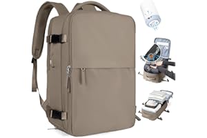 SZLX Sac à Dos Voyage Babine Sous Vide avec Pompe 40x30x20 Bagage Cabine 40x20x25 Sous Vide pour Ryanair Wizz air Easyjet Bagage à Main Femme Homme avec Compartiment Chaussures,Valise Sous Vide