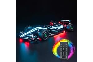 LOCOLEE Light Kit for Lego Mercedes-AMG F1, Lighting Set for Lego 42171 Technic Mercedes-AMG F1 W14 E Performance Race Car - Not Include Models, Just Light Kit (Remote Control Version)