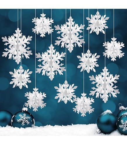 5-24 pezzi di cristallo trasparente fiocco di neve ornamenti per l'albero di Natale ghiacciolo decorazione goccia d'acqua per la festa invernale di Natale pendenti di ghiaccio acrilico  15