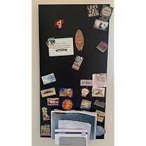 Tafelfolie Magnetisch & Selbstklebend – DIN A4 (21x29,7 Cm), Schwarz, Inkl. 5 Magneten, Für Wand, Schrank & Tisch