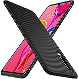 iBetter per Huawei P30 Cover, Soft Rubber Protettiva Cover, Protezione Durevole, per la Huawei P30 Smartphone.(Nero)