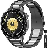 Rongep Huawei ile Uyumlu [Kısaltma Aparatlı] 22mm &Ccedil;elik Kordon GT6/GT6 Pro/GT5/GT5 Pro/GT4/GT3/GT3 Pro/GT2/GT2 Pro 46mm i&ccedil;in 