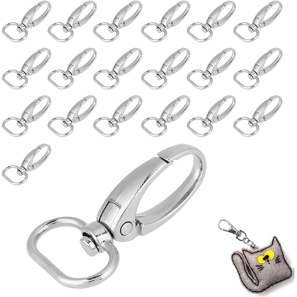 FIVEIZERO Schlüsselanhänger Clips Set – 325 Teile, Metall – Für DIY & Basteln