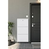 Arpelia Metal Ayakkabılık 3&rsquo;L&uuml; Kilitli Beyaz