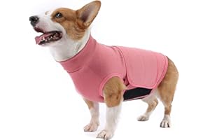 MEIAOBEST Dog Cats Anxiety Relief Vest Coat Soft Anxiety Jacket Wrap Shirt Relief Stress Fireworks Travel Thunder Keep Calming Comfort for Small Dogs (XS, Pink)