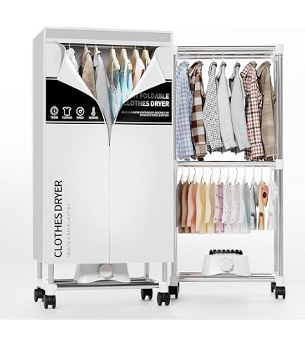 Sèche-linge Portable électrique 2300W Avec Minuterie - Pour Maison, Appartement, Camping-car - Compact, Rapide Et Silencieux