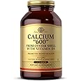 Solgar Calcium "600" (From Oyster Shell With Vitamin D3) 240 Tablets