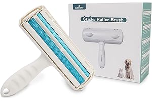 GLÜCKPET Rodillo Quitapelos de Mascotas, Blanco, Limpieza Fácil, Reutilizable