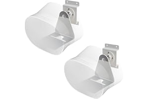 shinar 2 sztuki metalowego uchwytu ściennego, kompatybilny z Sonos Era 300, obracany o 360°, przechylany w zakresie -70°/+70° (w górę i w dół, w lewo i w prawo), z systemem zarządzania kablami, maks.