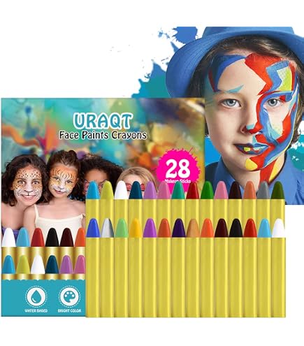 Carioca Mask Up Tiere Schmink-Set – 3 Wasserbasierte Stifte Mit Tiermotiven Für Karneval, Halloween & Parties
