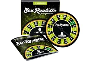 EASYGLIDE Tease & Please Foreplay Sex Roulette (10 Languages) - Juegos Sexuales de Parejas Adultos para Añadir Aventura a tu Vida Sexual - Juegos de Mesa para Adultos con 24 Retos