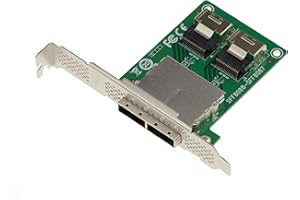 KALEA-INFORMATIQUE SAS miniSAS conversion plate SFF-8088 SFF-8087. SFF8088 26-pin MiniSAS external to SFF8087 36-pin MiniSAS internal