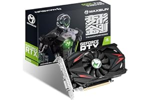 maxsun GeForce RTX 3050 6G Grafikkarten GDDR6 Video Grafikkarte GPU für Gaming PC ITX Design PCI Express 4.0, HDMI 2.1, DisplayPort 1.4a, DVI