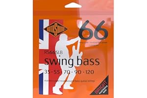Rotosound struny do basu elektrycznego SWING 66 STAINLESS SETS 5-str. RS665LB Stainless Medium-Light 35-120