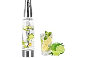 1L Soda Syphon Kit, Dual-Use PET Portable Soda Water Maker & Drinking Bottle for Drinks/Juices/Cocktails, for Home/Bar Counter/Picnic (Silver) - AstraLoom