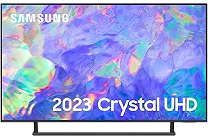 Samsung 55 Inch CU8500 UHD Smart TV (2023) - Air Slim Design TV With Centre Stand & Alexa Built In, 4K Crystal Processor, Object Tracking Sound, Multi View, Gaming TV Hub & Smart TV Content