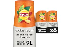 SODASTREAM Lipton Ice Tea Peach St 440Ml Syrup Uk (Pack of 6)