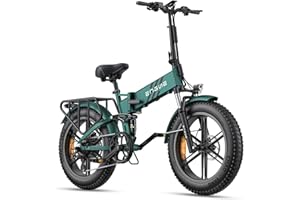 Fafrees ENGWE E-Bike Engine Pro 2.0, Bicicleta eléctrica de alto rendimiento, Urban Mountain Dual Purpose 20 pulgadas, batería de 52 V, 16 Ah, 49-110 KM Ultra Long Range