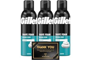 KRISP Shaving Foam for Sensitive Skin, Pack of 3, Rich Creamy Lather, 200ml Each – Smooth Shave and Skin Comfort