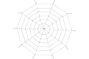 Amscan 670381 - Halloween Party Giant Rope Spiderweb Decoration - 1.5m