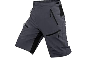 Cycorld MTB Hose Herren Radhose, Mountainbike Hose Fahrradhose Herren Kurz, Outdoor Sport Herren Radlerhose MTB Bike Shorts