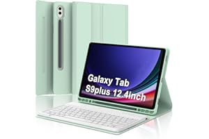 SENGBIRCH Funda Teclado Samsung Nuevo S9 Plus 12.4 Pulgadas - Teclado Tablet Samsung Tab Nuevo S9 Plus 12.4 Pulgadas,Teclado magnético Desmontable Español Ñ,LGE