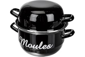 BAUMALU 312852 Peinte Marmite, Noir