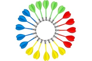ACONDE Fléchettes Magnétiques, 20 Pcs Fléchettes Portables, Intérieur Jeu Cible Accessoires, pour la Maison, la Salle de Jeux, Le Bar