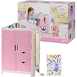 Baby Born Armadio Weather Duck per Bambole da 43 cm, per Mani Piccole, Il Gioco Creativo Promuove L'Empatia e Le Abilità Soci