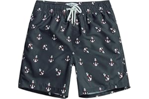 MaaMgic Short de Bain Homme Maillot 2-in-1 Séchage Rapide Slip Doublure pour Vacances sur la Plage Sport Surf