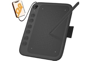 UGEE Q6 6.5x4 inch Drawing Tablet for Android Phone with 6 Hot Keys,Graphic Tablet Adjustable Drawing Mode Writing Tablet Mobile Drawing/Online Class/Office Notes Compatible with Mac/Windows/Chrome