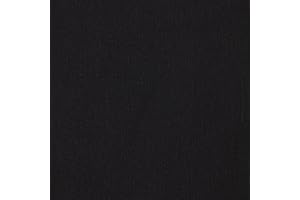 Kt KILOtela - Tessuto Arredo Canvas, Decorazione, Rivestire, Foderare, Divani, Tavolo, Sedia, Letto, Tende, Cuscini, Tovaglie, Borse, 300 cm Lunghezza x 280 cm Altezza, Nero ─ 3 Metri