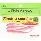 Fish Arrow Flash-J Split SW 4" (5 adet/paket) #101 Pink/Silver Olta