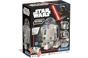 Clementoni R2-D2 Robot – Star Wars Inspired Buildable Robot with LED Lights, Sounds, and Coding App for Kids 8+