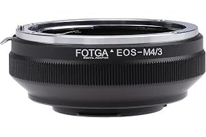 Hersmay EOS-M4/3 objektivadapter EOS EF EF-S objektiv till Micro Four Thirds (M4/3/MFT) monteringskamera för Olympus Pen E-PL