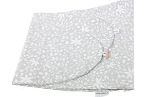 HOBEA-Germany Funda de Almohada de Lactancia para Cojines de Lactancia 190cm diseños (Bosque mágico Gris)