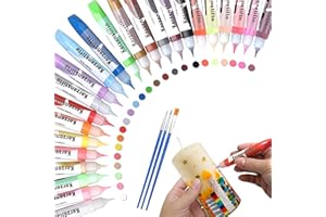 BITOYO 24er Set Kerzenstifte, 24 Farben 10ml Wachsstifte für Kerzen, Kerzenstifte, Wachsplatten für Kerzen, Kerzenstifte zum Verzieren, Keramik Bemalen Set, Kinderleichte Kerzendeko