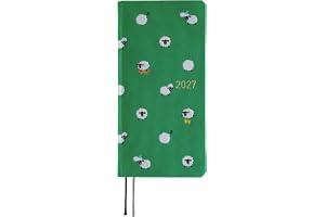 Hobonichi Techo 2027 Weeks – Bow & Tie: Sheep Sheep Sheep (English, Tall & Slim, January Start)