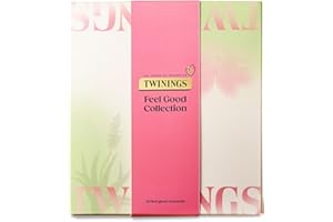 Twinings Superblends Feel Good Collection Gift Box | Ideal Gifts For Birthday & Valentines Gifts For Her| 20 Tea Bags | 4 Flavours of Premium Green & Herbal Infusion tea