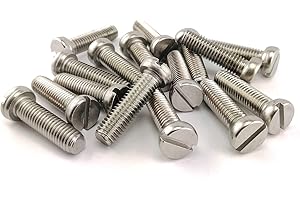 GLOBSTAR Tornillo Cabeza Cilíndrica con Ranurado Acero Inox DIN 84 (M2.5x6) x20