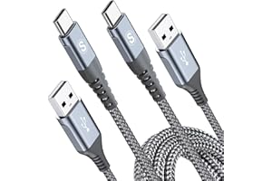 MAXGROUP [2Stück 2m] USB C Kabel 3.1A Schnellladung Ladekabel Type C Kabel für Samsung Flip/Fold 3/4/5 S23 S22 S21 S20 S10 S9 S8 A14/13/12 A34/A33 A54/53/52s/51/50 A21s/23 iPhone 15 Plus Pro Max, Pixel 6/7/8