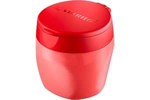 ‎STABILO STABILO - Robuster Dosenspitzer - woody 3 in 1 Spitzer - für extradicke Stifte - rot