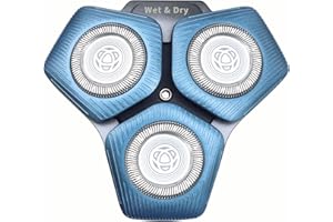 DODAER SH71/50 Testine da barba compatibili con i rasoi Phil**s Series 5000 (S55XX) e serie 7000 (S7XX) (blu-1 pezzi)